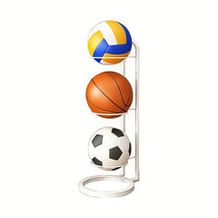 Ball Storage Rack Basketball Display Stand Holder for Sports Balls