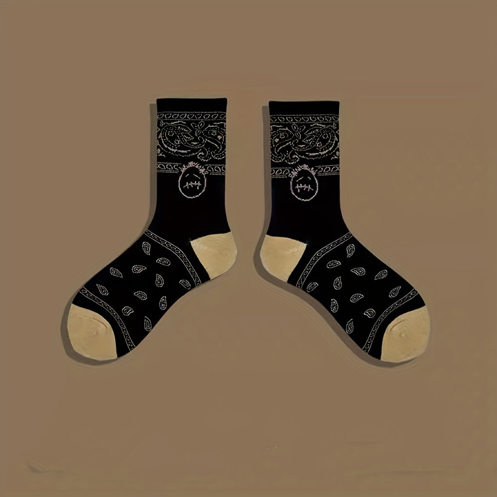 Hip hop Cotton Sweat-absorbent Short Socks For Men And Women