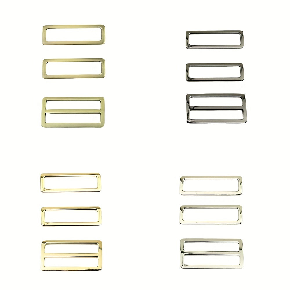 Adjustable Bag Strap Webbing Slide Buckles Metal Hook Clasp DIY Accessories