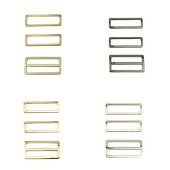 Adjustable Bag Strap Webbing Slide Buckles Metal Hook Clasp DIY Accessories