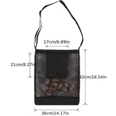 Foldable Mushroom Bag Strap Storage Pouch