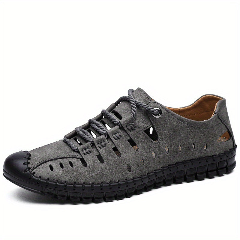 Men's Casual Breathable Lace-up Walking Shoes