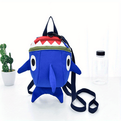 Kids Shark Backpack with Anti-Lost Leash