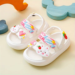 Girls Cartoon Sandals Lightweight Anti-slip for Beach