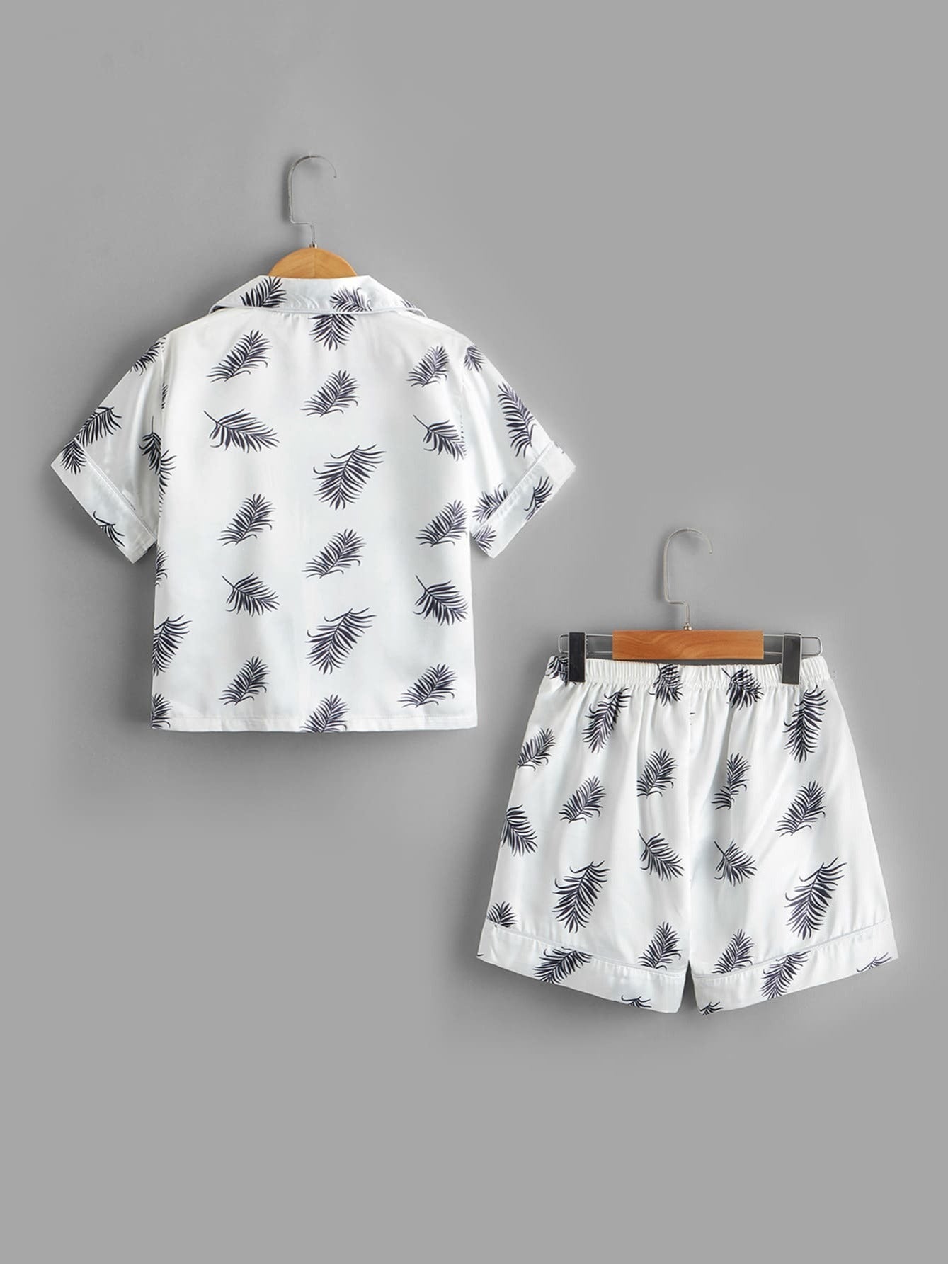 2pcs Boys Short Sleeve & Shorts Loungewear