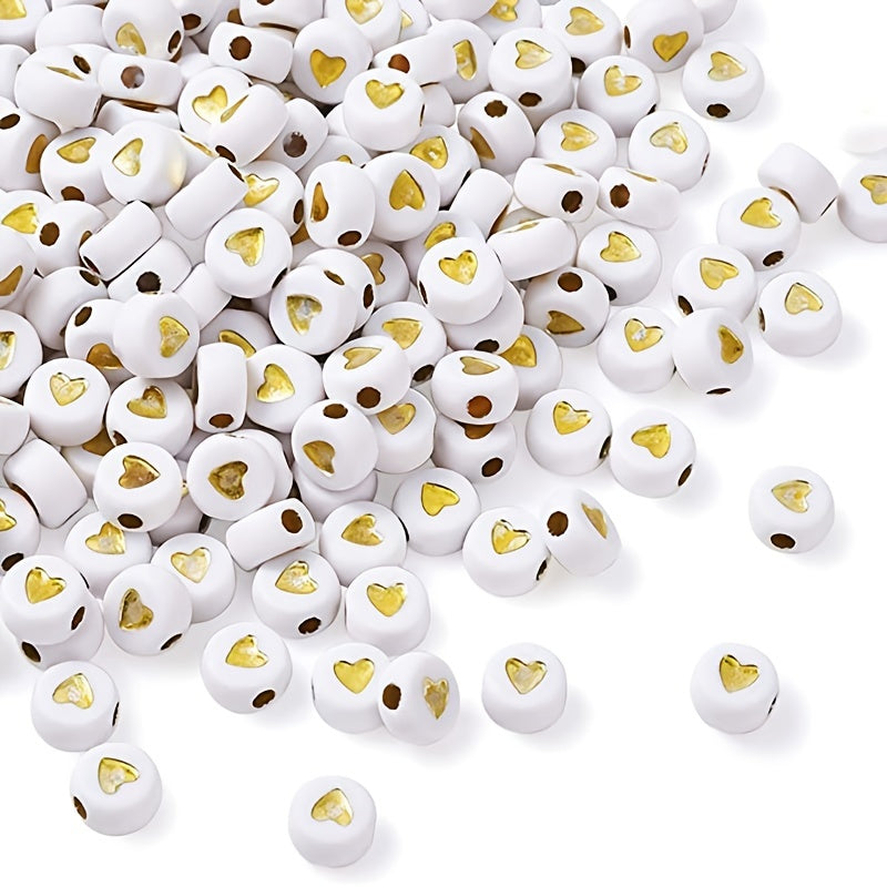 100pc Alphabet Beads for DIY Jewelry Making & Bracelets