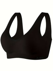Seamless Wireless Bra Full Coverage Comfy & Breathable Women's Lingerie