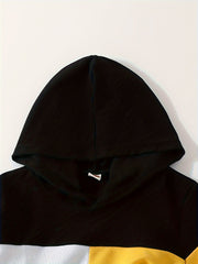 Boys Hooded Sweatshirt & Sweatpants Sports Suit