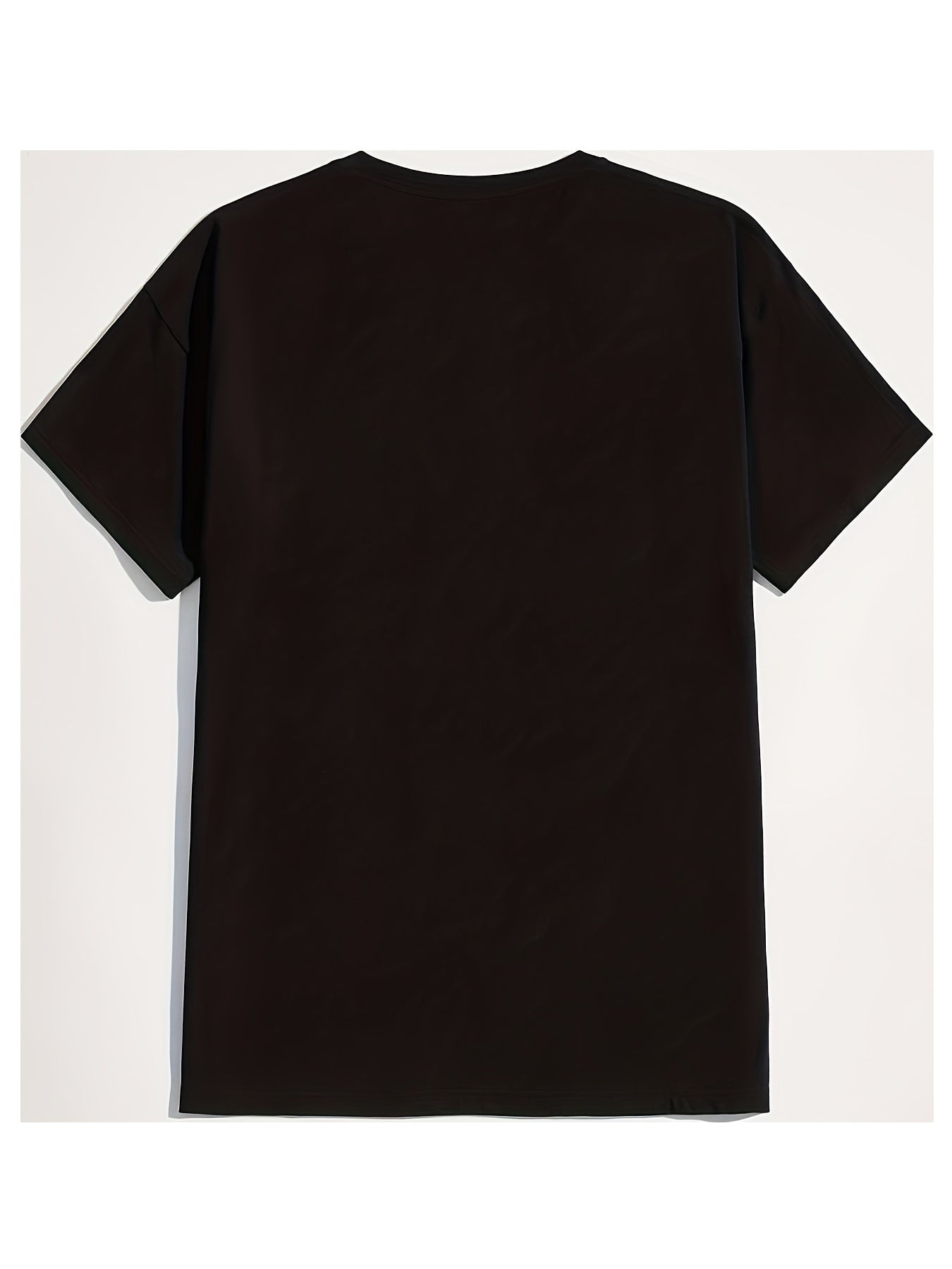 Cross Eyes Face Print Men's Graphic Crew Neck Niche T shirt