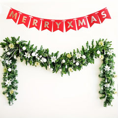 Christmas Pull Flag Fishtail Pull Flag Xmas Decoration