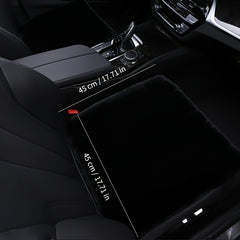 Long Fluffy Car Cushion Warm Single Seat Thickened Universal Binding