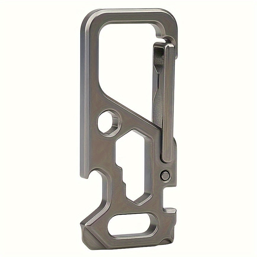 Portable Stainless Steel Hanging Buckle Keychain Wrench