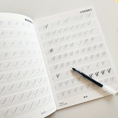 English Handwriting Practice Book Cursive & Print Workbook