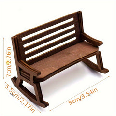 1pc Dollhouse Wooden Small Furniture Christmas Toy Gift