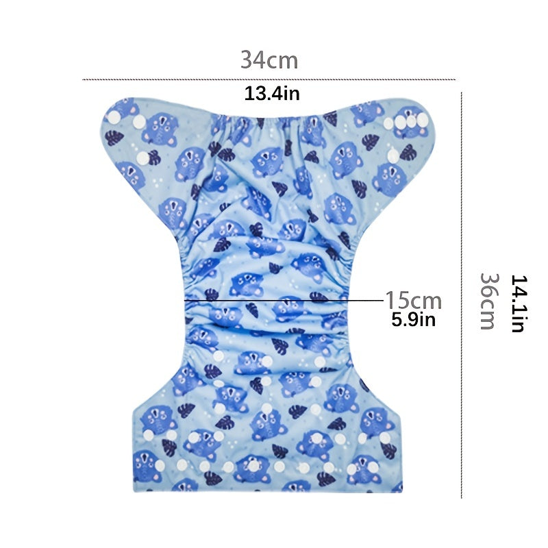 Adjustable Pocket Diapers for Boys & Girls, Reusable & Washable