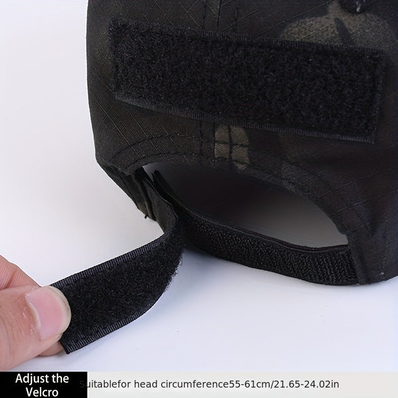 Tactical Patch Baseball Cap Unisex Adjustable Sun Hat
