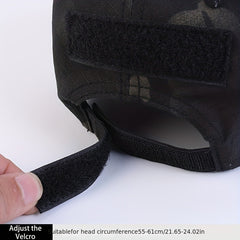 Tactical Patch Baseball Cap Unisex Adjustable Sun Hat