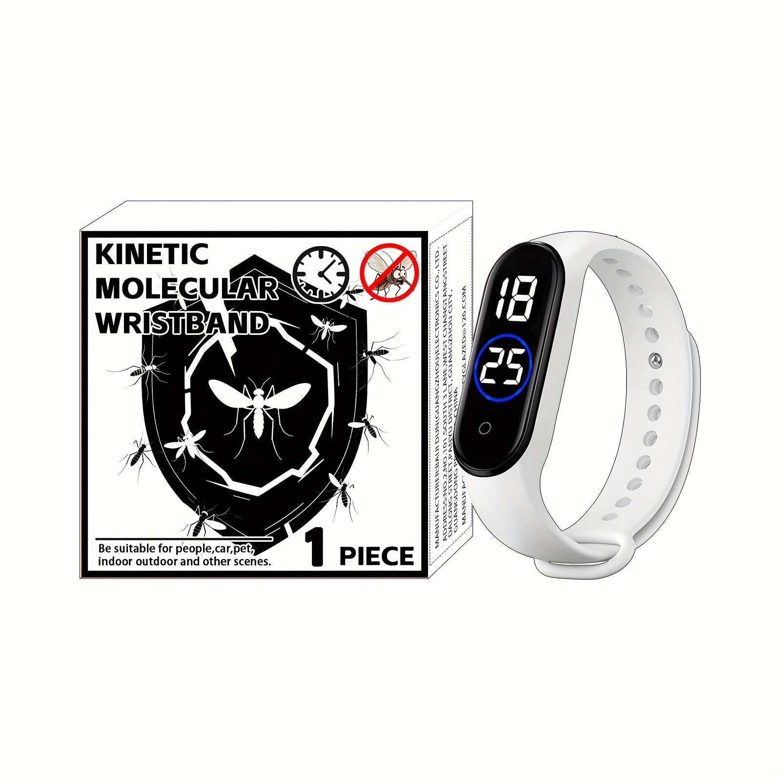 Unisex LED Electronic Watch with Durable TPU Strap
