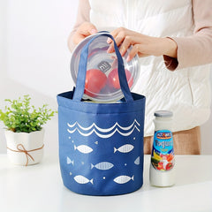 Portable Lunch Bag Large Capacity Insulated Aluminum Foil Insulation Bag