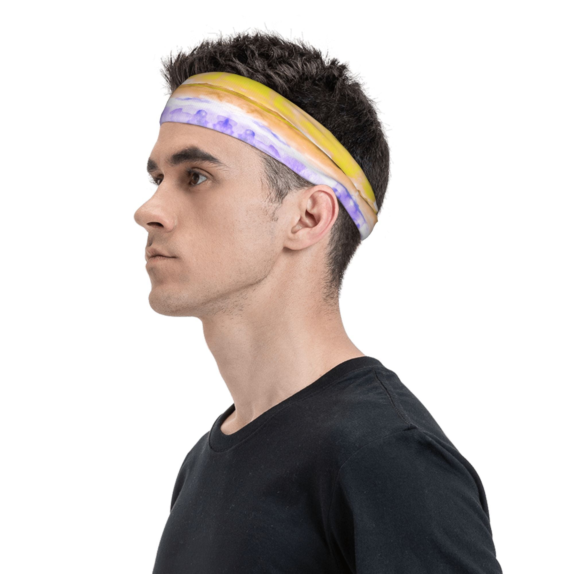 Vibrant Tie Dye Headband for Sports & Casual Outfits