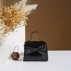 Mini Glitter Butterfly Satchel Bag Red