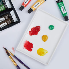 Watercolor Paint 24pcs Set Vibrant Colors 12ml Tubes Rich Pigments Non Toxic