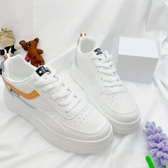 Women's Lace Up Board Shoes Lightweight Casual Sports Shoes