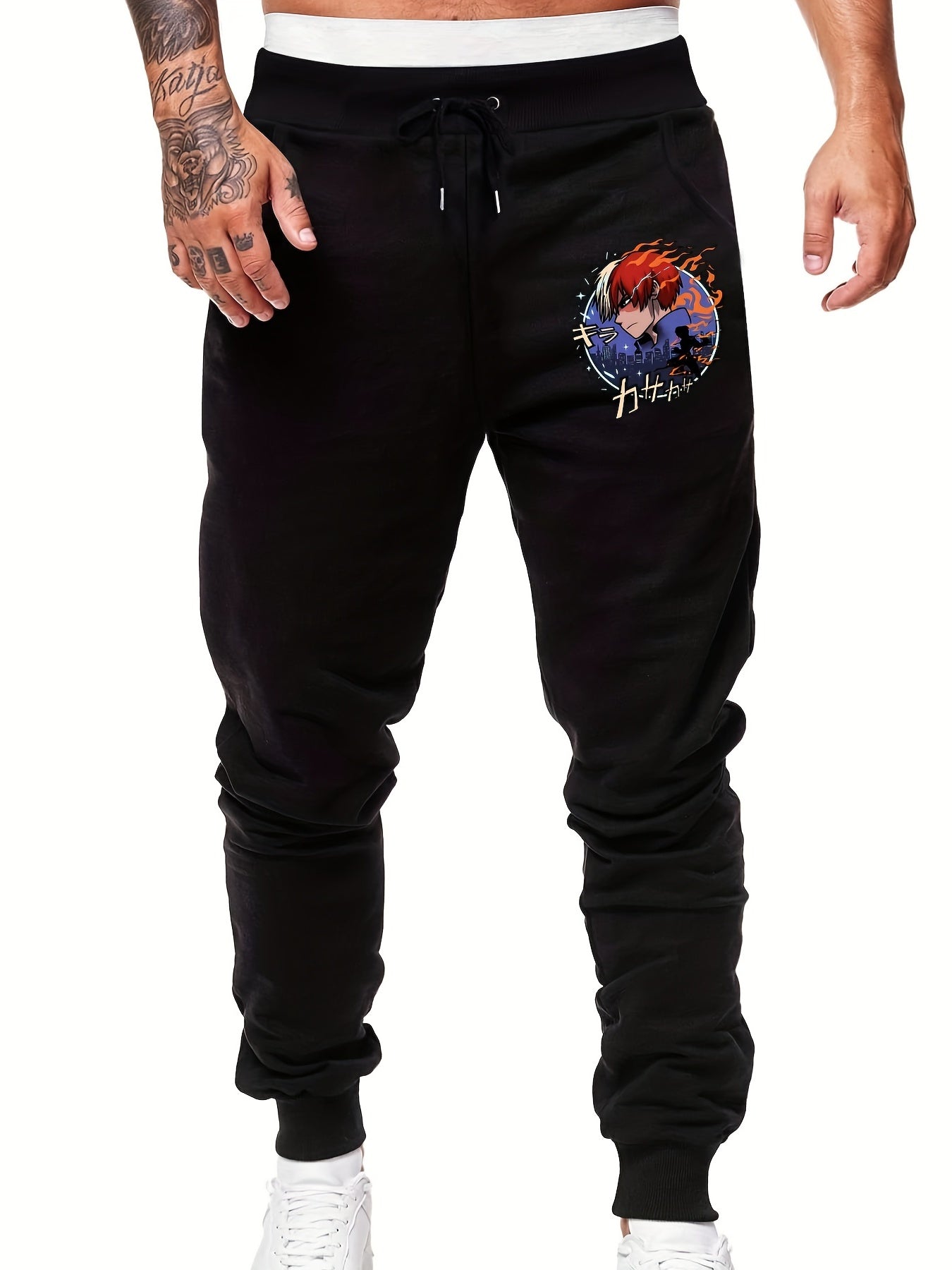 Anime Boy Men's Casual Joggers Pants Spring Summer Autumn Wear