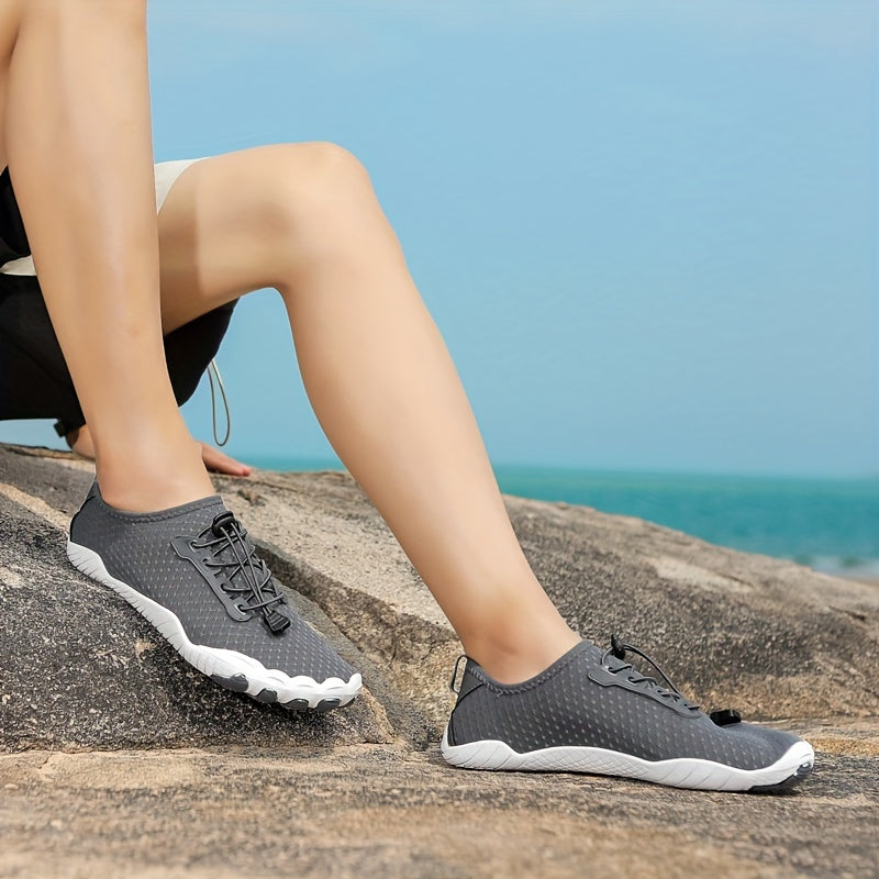 Men's Barefoot Water Shoes Buckle Quick Dry Non Slip Lightweight Aqua Socks