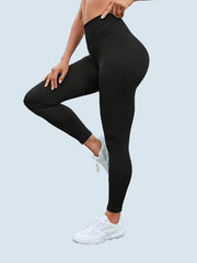 2 Pack Striped High Waist Yoga Leggings