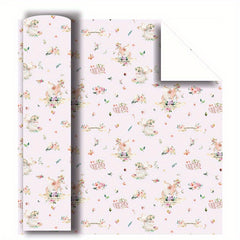 Matte Cowhide Flower Wrap Paper Animal Holiday Gift Set
