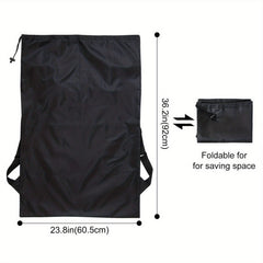 Large Capacity Drawstring Backpack Adjustable Straps Waterproof Bag