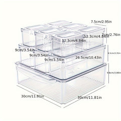 7pcs Refrigerator Storage Box - Kitchen Freezer Fresh keeping Box