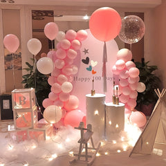 60 Light Pink Party Latex Balloons 5inch Garland Arch Kit Baby