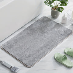 1pc Absorbent Bathroom Floor Mat, Anti-Skid Doormat Carpet