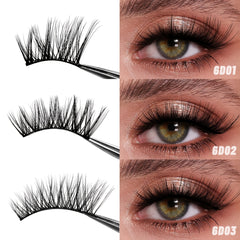 10 Pairs Natural Half Eye False Eyelashes Long Makeup 3D Eyelashes Extension