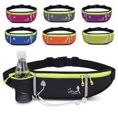 Running Belt with Water Bottle Holder