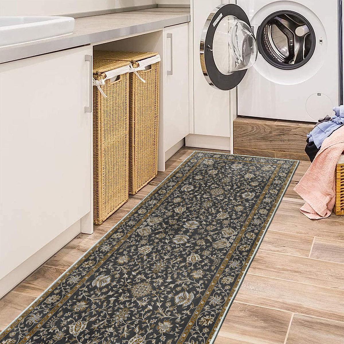 Soft Non-Slip Washable Laundry Room Rug
