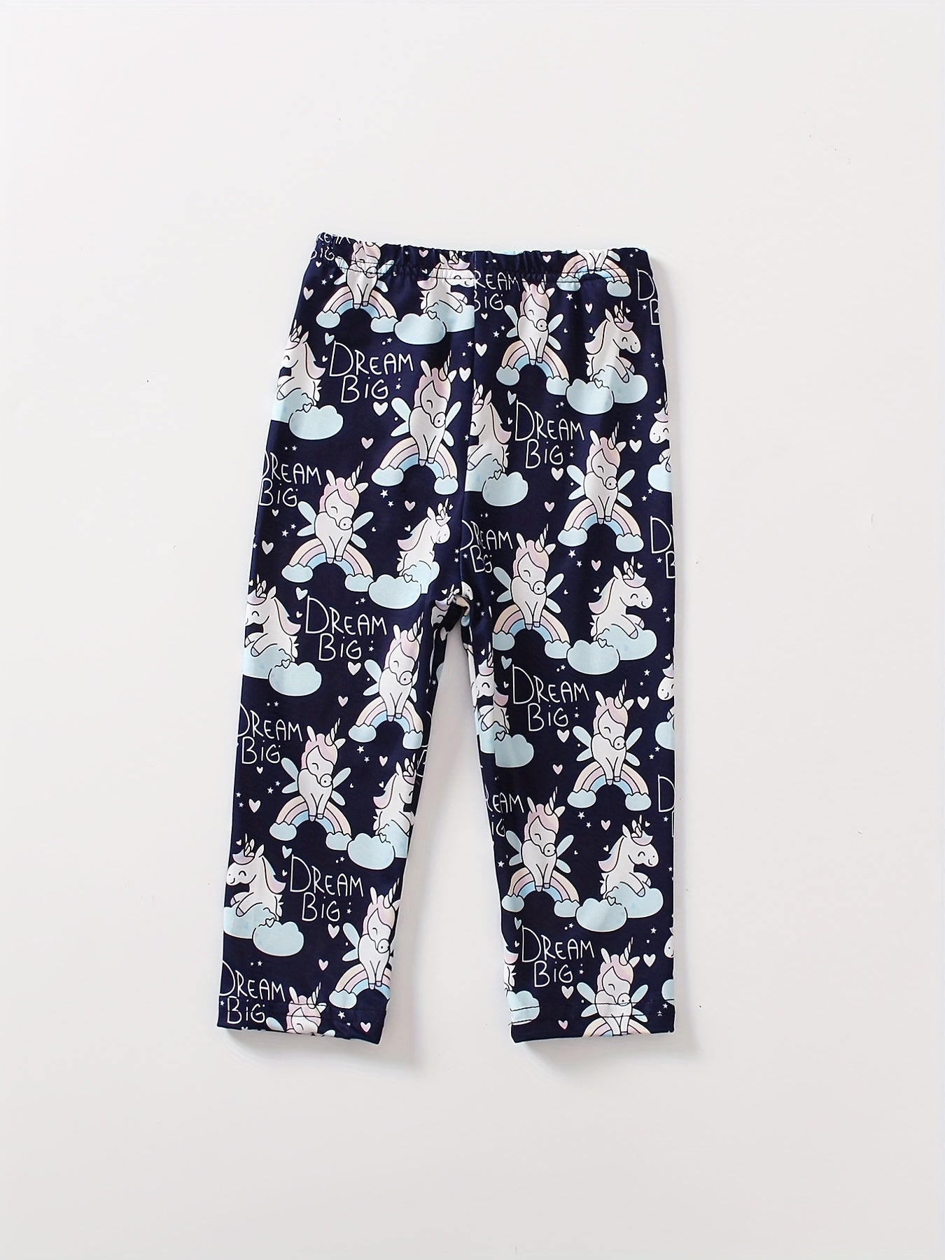 Toddler Girls Floral Unicorn Leggings Summer Clothes