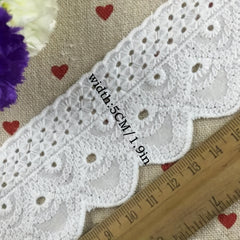 5 Yards Soft Embroidery Lace Trim Sewing Accessories