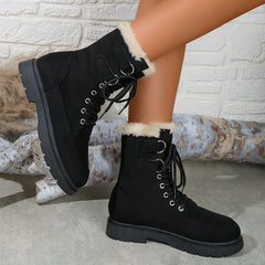 Warm Non-Slip Snow Boots Plush Lined Winter Boots