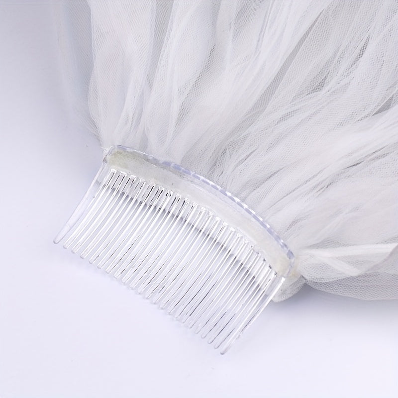 Bride's Wedding Party Headdress Veil