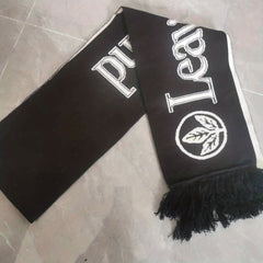 Maple Leaf Letter Pattern Couple Scarf Outdoor Warm Scarf