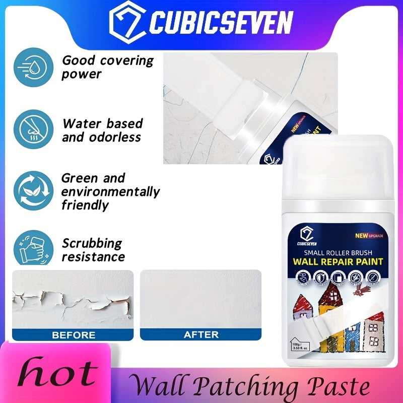 Small Roller Brush Wall Repair Paint DIY Waterproof Latex Cream