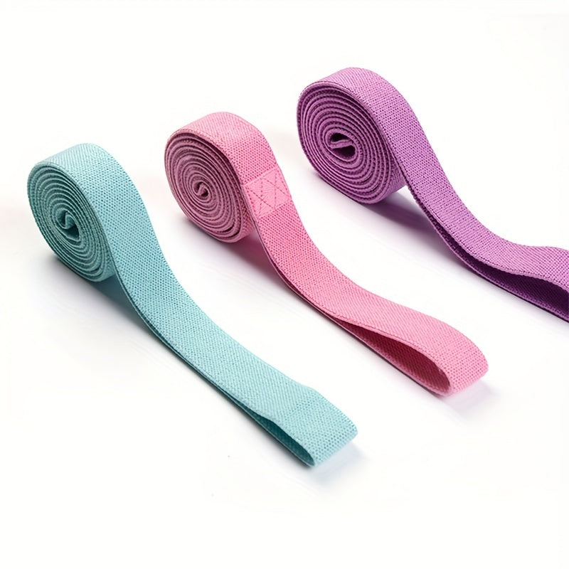 Long Yoga Resistance Band Set Fitness Balance Training Butt Lifting Elastic