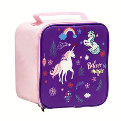 IKEAIDUO Unicorn Lunch Bag for Girls Insulated Leakproof Cooler Tote Bag