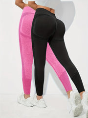 High Waist Seamless Yoga Pants Butt Lifting Leggings Women's Activewear
