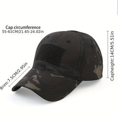 Tactical Patch Baseball Cap Unisex Adjustable Sun Hat