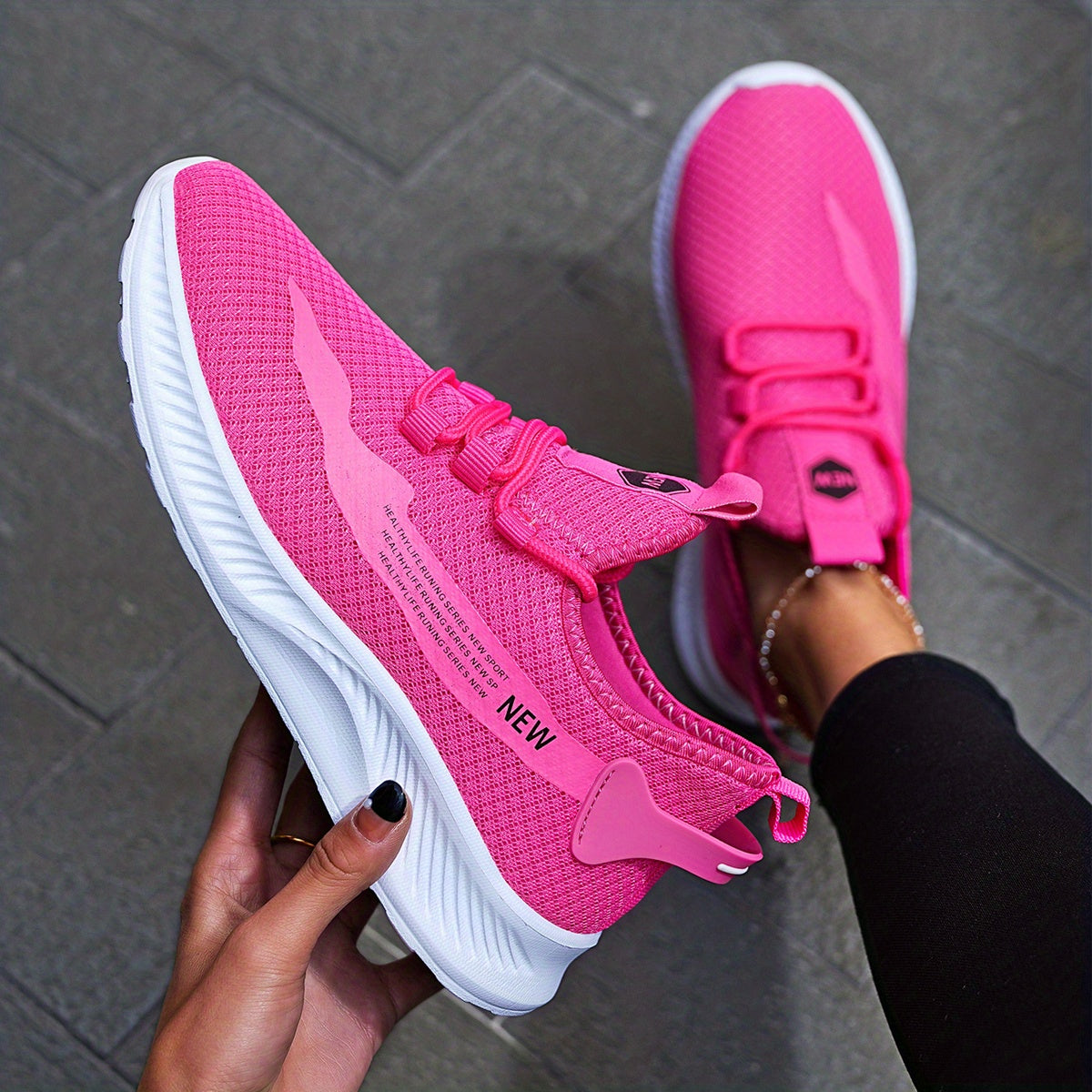 Women's Slip On Mesh Sneakers with Air Cushion Soft Sole