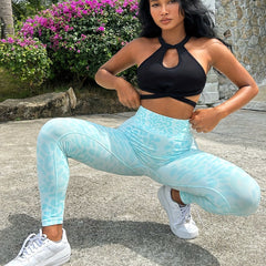 Leopard Print Yoga Leggings for Women